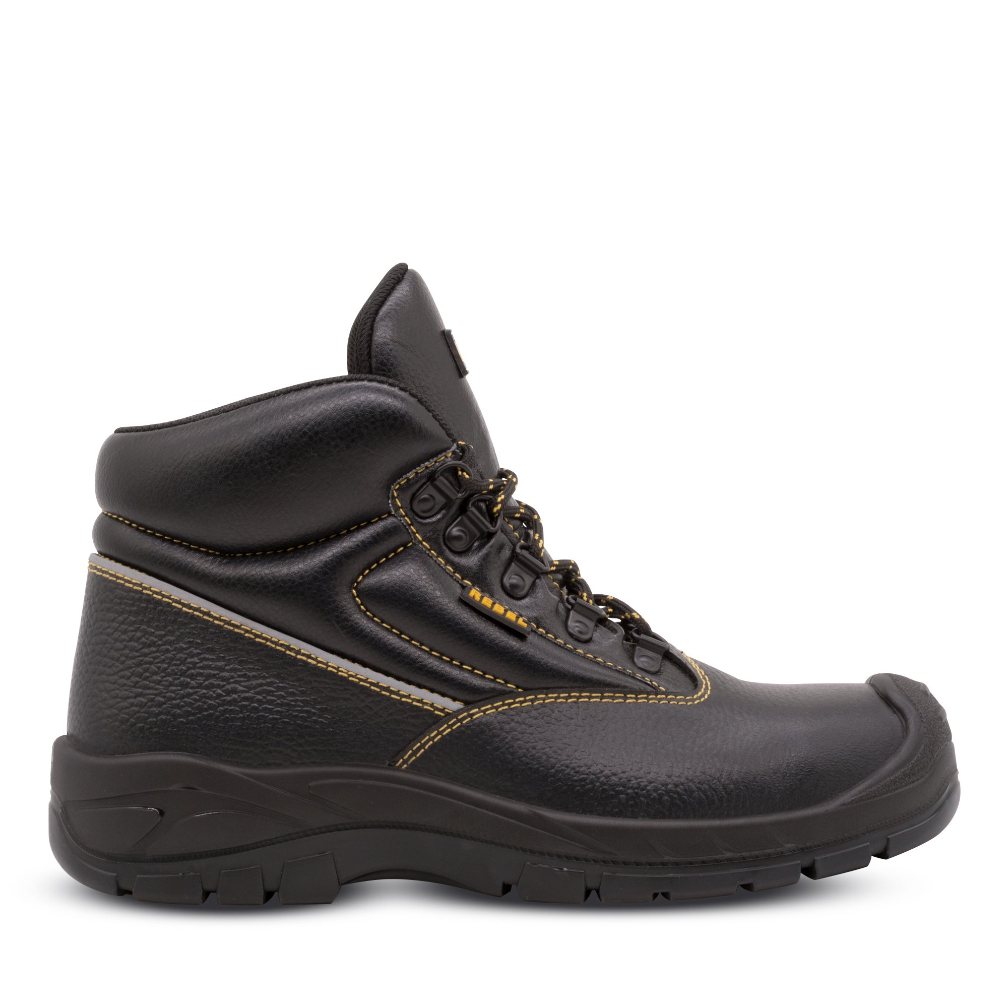 BOOT BLK REFLECTIVE SABS